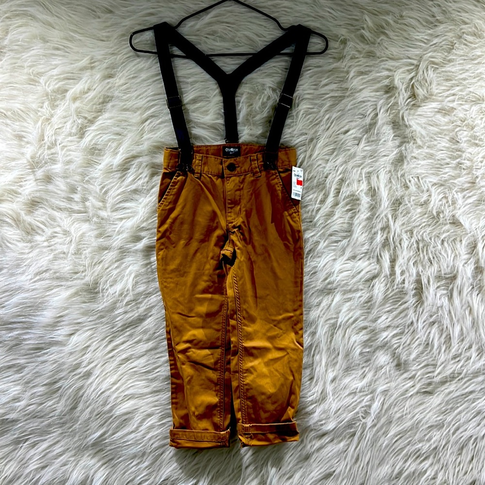 Pants with suspenders kids